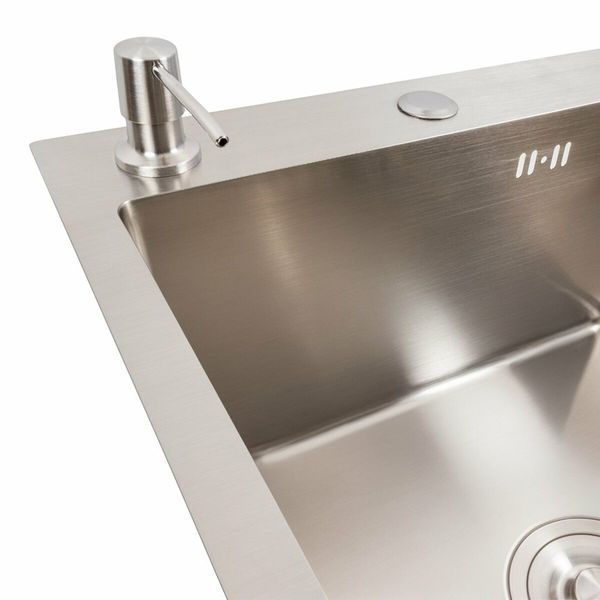 Комплект кухонної мийки Platinum Handmade CM 65*50 L 3.0 / 1.0 pl23349 фото