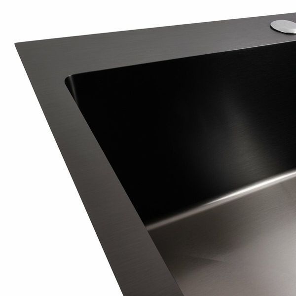 Комплект кухонної мийки Platinum Handmade 60*50 PVD 3.0/1.0 FC-5 pl2374401 фото