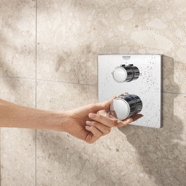 Душевая система скрытого монтажа термостатическая Grohe QuickFix Precision Grohtherm Cube 34882000 CV033298 фото