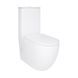 Унітаз підлоговий Qtap Robin New Ultra Quiet безобідковий з сидінням Soft-close WHITE QT13226083AW