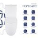 Унітаз підлоговий Qtap Robin New Ultra Quiet безобідковий з сидінням Soft-close WHITE QT13226083AW SD00052565 фото 8