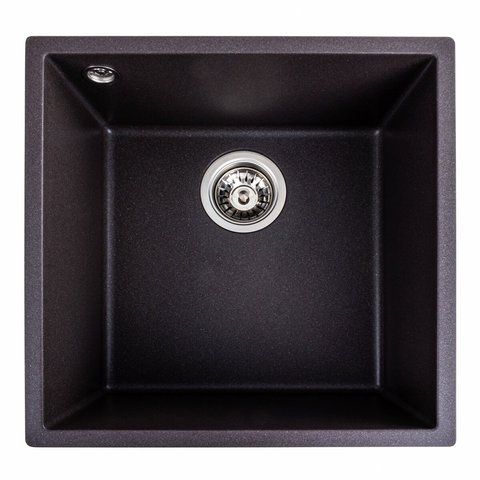 Гранитная мойка для кухни Platinum 4040 RUBA матовый Гренадин 41639 фото