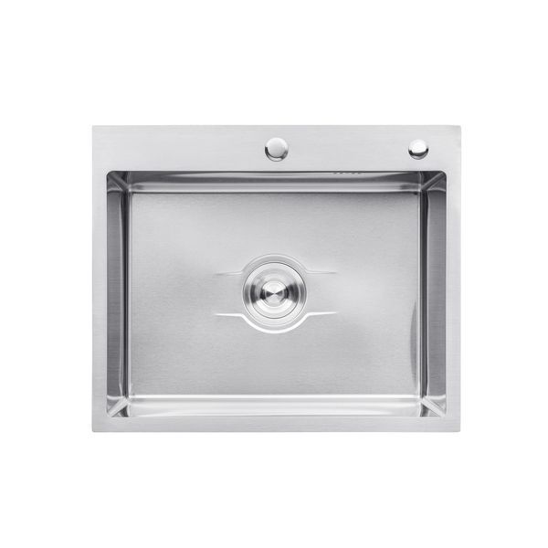 Комплект кухонної мийки Kroner KRP Derby - 6050HM Brush Klassisch - ESG035 STT272411 фото