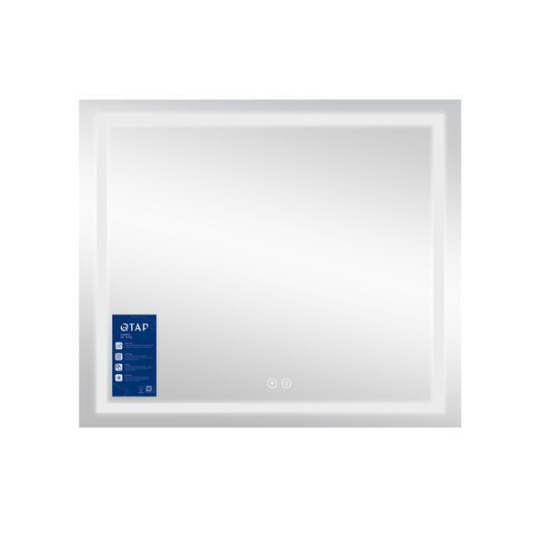Дзеркало Qtap Mideya (MI1) 800х700 з LED-підсвічуванням Touch, з антизапотіванням, з димером QT2078NCF8070W SD00051748 фото