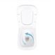 Унітаз підвісний Qtap Tern Ultra Quiet безобідковий з сидінням Soft-close WHITE QT17332303AW SD00052570 фото 2