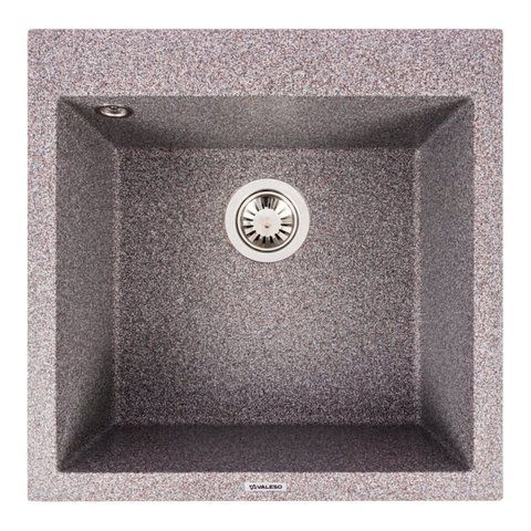 Гранитная мойка для кухни VALESO GALAX 5050 матовая Микс 51320 фото