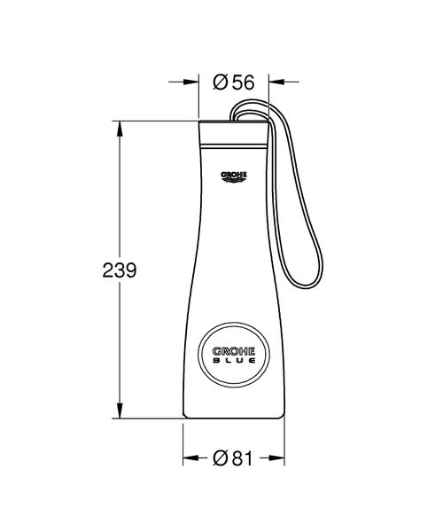 GROHE Blue Термопляшка для питної води (40848DL0) 40848DL0 фото