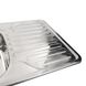 Кухонна мийка з нержавіючої сталі Platinum ПОЛІРОВКА 7642 (0,8/180 мм) 11654 фото 3