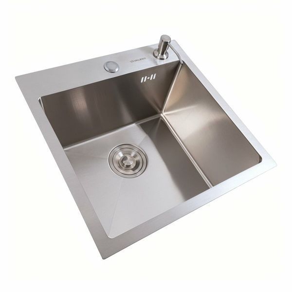 Комплект кухонної мийки Valeso Handmade HSBB 500x500x230 D&Eacute;COR ECN (2,0/0,5) pl505001 фото