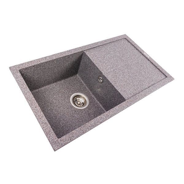 Гранитная мойка для кухни VALESO SOLID 7843 матовая Микс 49051 фото