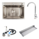 Комплект кухонної мийки Platinum Handmade HSBB 600x500x230 pl605002 фото 1