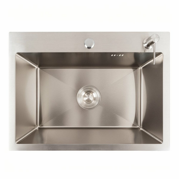 Комплект кухонної мийки Platinum Handmade HSBB 580x430x225 pl23329 фото