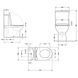 Унітаз підлоговий Qtap Evia Ultra Quiet 630&times;350&times;795 мм з сидінням Soft-close, White QTEVI27W49258 SD00055382 фото 2
