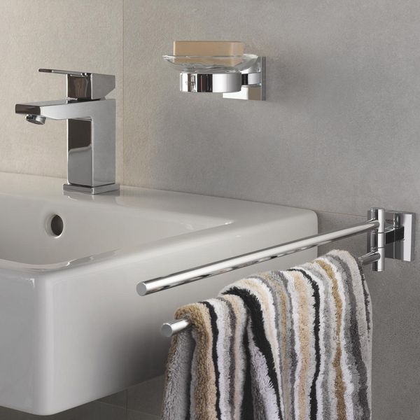 Мыльница с держателем Grohe QuickFix Start Cube 41096000 CV033396 фото