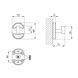 Крючок для ванной комнаты Kroner KRM Elbe - ACC2905-1 CV022858 фото 4