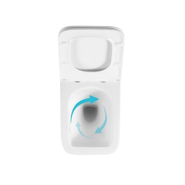 Готове рішення Qtap для ванної кімнати: підвісний унітаз Gemini Ultra Quiet 520х360х350 + комплект інсталяції Nest 4 в 1 (лінійна клавіша Satin) SD00052281 фото