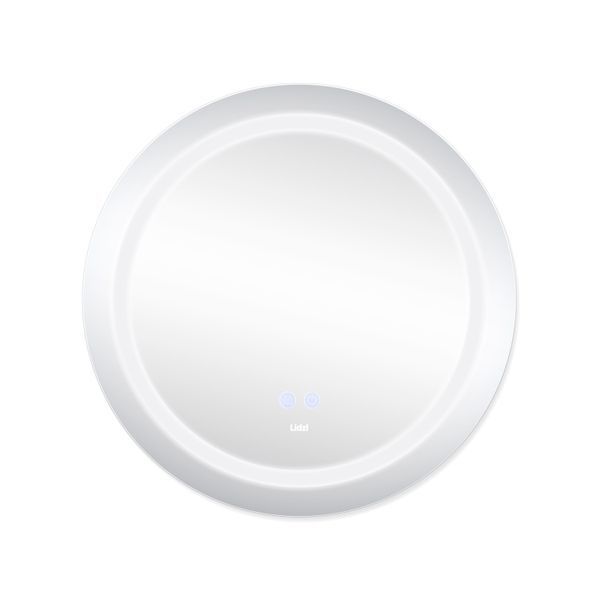 Зеркало Lidz Aria R600 с LED-подсветкой Touch, с антизапотеванием, с диммером, рег. яркости LD78LR600 SD00052337 фото