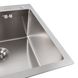 Кухонная мойка Platinum Handmade 500x500x220 (толщина 3,0/1,5 мм корзина и дозатор в комплекте) 23566 фото 6