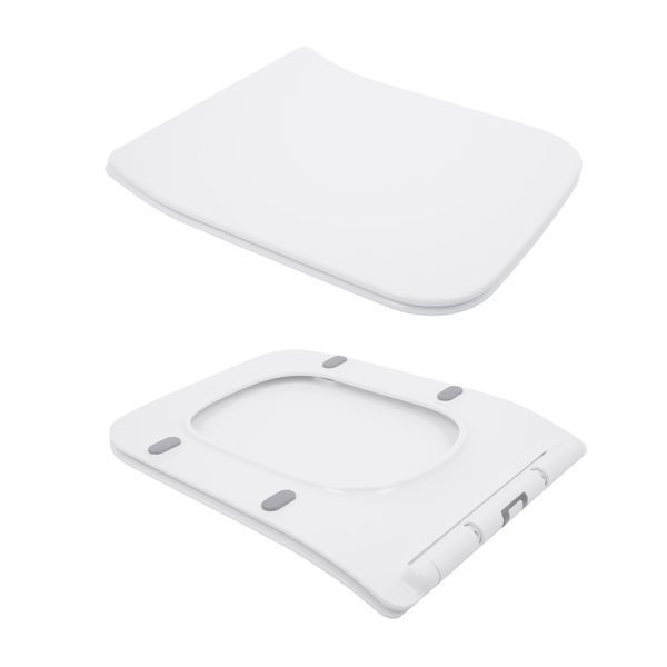 Унітаз-компакт Qtap Crow безобідковий з сідінням Soft-close QT05222170W SD00036221 фото