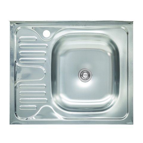 Мойка кухонная из нержавеющей стали Platinum 6050 R (0,4/120 мм) 11793 фото