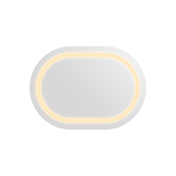 Дзеркало Qtap Gemini 650х900 з LED-підсвічуванням Touch, з антизапотіванням, з димером, рег. темп. кольору (3000-6500K) QT2578R6590 SD00052320 фото