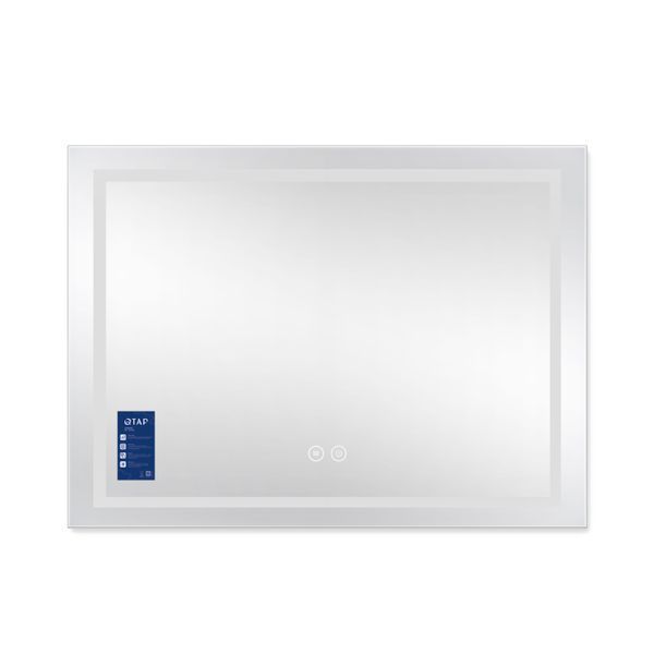 Дзеркало Qtap Mideya (DC-F904) 800х600 з LED-підсвічуванням Touch, з димером QT2078F904W SD00034651 фото