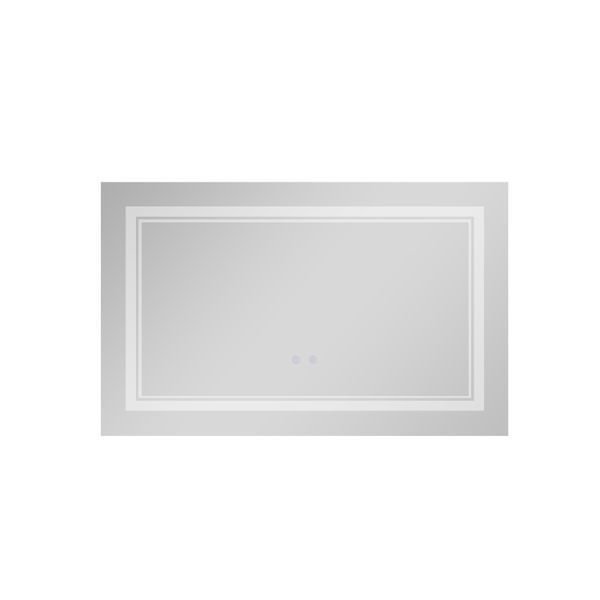 Зеркало Qtap Cardinal (CA1) 700х500 с LED-подсветкой Touch, с антизапотеванием, с диммером, рег. темп. цвета (3000-6500K) QT0478C5070 SD00052323 фото