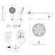 Душова система Kroner Element 211335A-0101 CV036004 фото 6