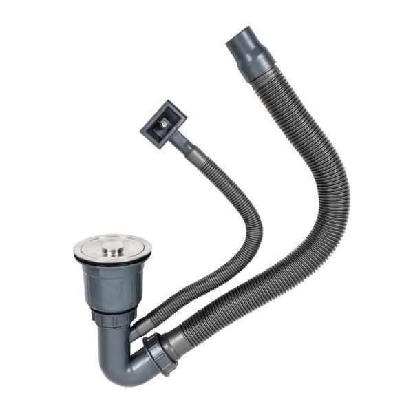 Комплект кухонної мийки Platinum Handmade 650х450х230 KN36 3.0/1.5 pl23596 фото