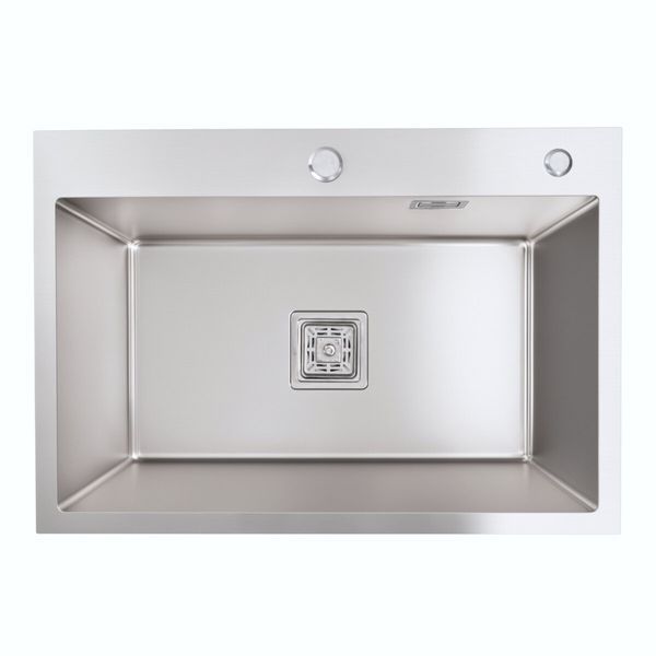 Комплект кухонної мийки Platinum Handmade 650х450х230 KN36 3.0/1.5 pl23596 фото