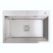 Комплект кухонної мийки Platinum Handmade 650х450х230 KN36 3.0/1.5 pl23596 фото 2