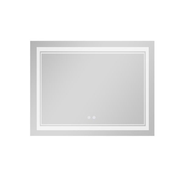 Дзеркало Qtap Cardinal (CA1) 1000х800 з LED-підсвічуванням Touch, з антизапотіванням, з димером, рег. темп. кольору (3000-6500K) QT0478C10080 SD00052327 фото