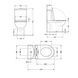 Унітаз-компакт Qtap Scorpio безободковий Ultra Quiet з сидінням Soft-close QT14226088AW SD00050897 фото 6