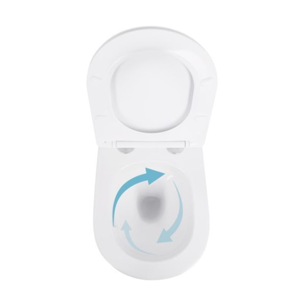 Унитаз подвесной Qtap Swan безободковый Ultra Quiet с сиденьем Soft-close QT16335179W SD00050900 фото