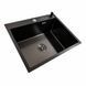 Комплект кухонної мийки Platinum Handmade 60*50 PVD pl23744 фото 4