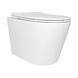Унитаз подвесной Qtap Scorpio безободковый Ultra Quiet с сиденьем Soft-close QT14332380AW SD00050898 фото 1