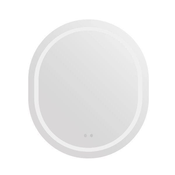 Дзеркало Qtap Gemini 800х700 з LED-підсвічуванням Touch, з антизапотіванням, з димером, рег. темп. кольору (3000-6500K) QT2578R8070 SD00052317 фото