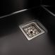 Мийка PVD Platinum Handmade HSBB 500x500x220 чорна (квадратний сифон,3.0/1.0) 36726 фото 6