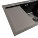 Комплект кухонної мийки Platinum Handmade CM 65*50 R PVD pl23544 фото 3
