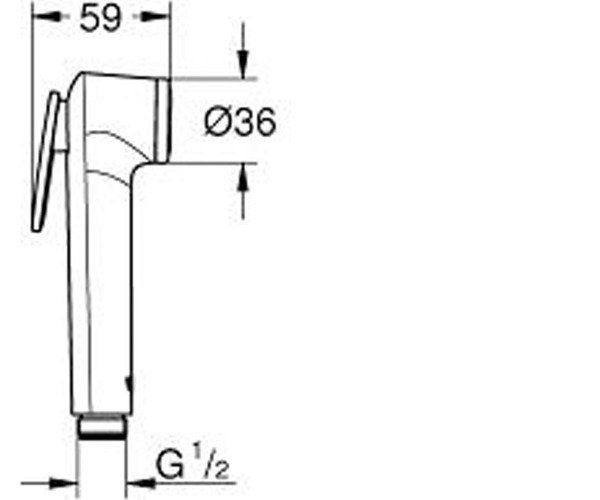 Tempesta-F Trigger Spray 30 Ручной душ, 1 вид струи (27512001) 27512001 фото