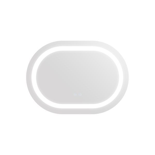 Зеркало Qtap Gemini 600х800 с LED-подсветкой Touch, с антизапотеванием, с диммером, рег. темп. цвета (3000-6500K) QT2578R6080 SD00052321 фото