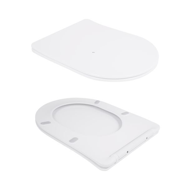 Унітаз підвісний Qtap Scorpio безободковий Ultra Quiet з сидінням Soft-close QT14332380ASW SD00054227 фото