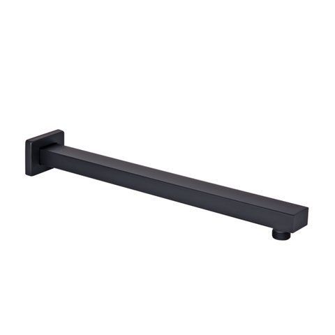 Кронштейн для верхнего душа Qtap Trubice 400 мм прямоугольный QTTRU120BLM45929 Black Matt SD00052053 фото