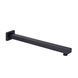 Кронштейн для верхнего душа Qtap Trubice 400 мм прямоугольный QTTRU120BLM45929 Black Matt SD00052053 фото 1