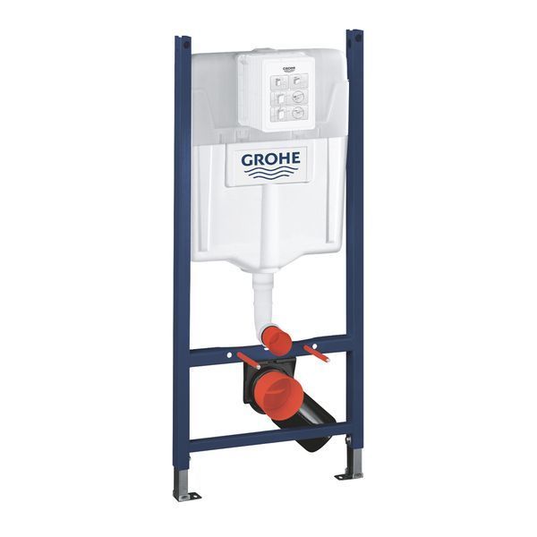 Комплект 4 в 1: Инсталляция GROHE Solido 3 в 1 3884966Q + Унитаз безободковый Kroner Eifel WHI483429 TORNADO (3884966KE483429) CV033819 фото
