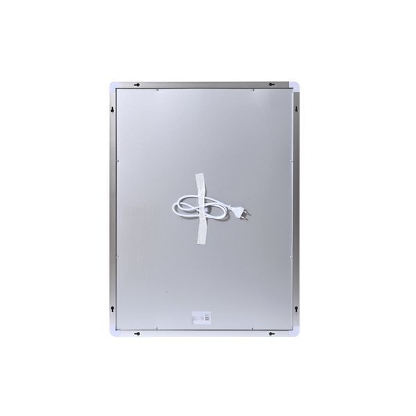 Зеркало Qtap Mideya (MI2) 600х800 с часами, с LED-подсветкой Touch, с антизапотеванием, диммером, рег. яркости QTMID60080049627 SD00055391 фото