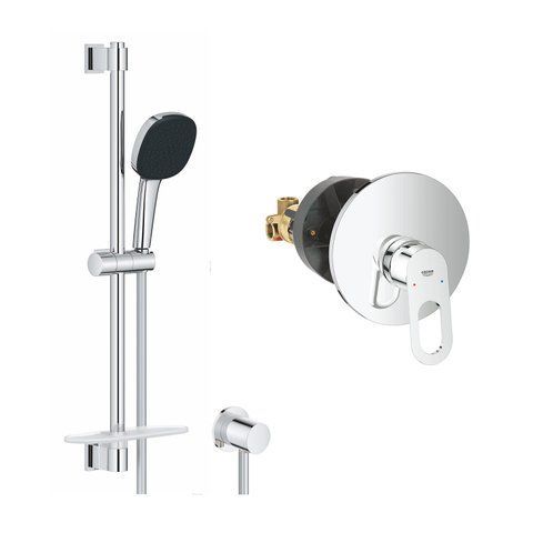 Душова система Grohe Bauloop з гарнітуром Vitalio Comfort 110 і підключенням Vitalio 2908026929 CV036740 фото