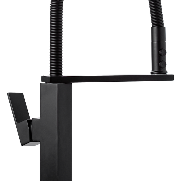 Комплект кухонной мойки Kroner KRP Schwarze 5843HM PVD BLK03 nero SL43357 фото
