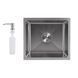 Мийка для кухні інтегрована під стільницю Lidz Handmade H4843 Brushed Steel 3,0/1,0 мм LDH4843BRU49441