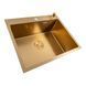 Мийка PVD Gold DECOR Valeso Handmade 60*50 (3.0/1.0) 47148 фото 3